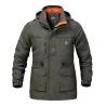 Veste à capuche homme militaire - coupe vent - imperméable