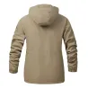 Veste à capuche homme militaire - coupe vent - imperméable