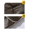 ChaquetasCálida chaqueta de cuero con pelo.