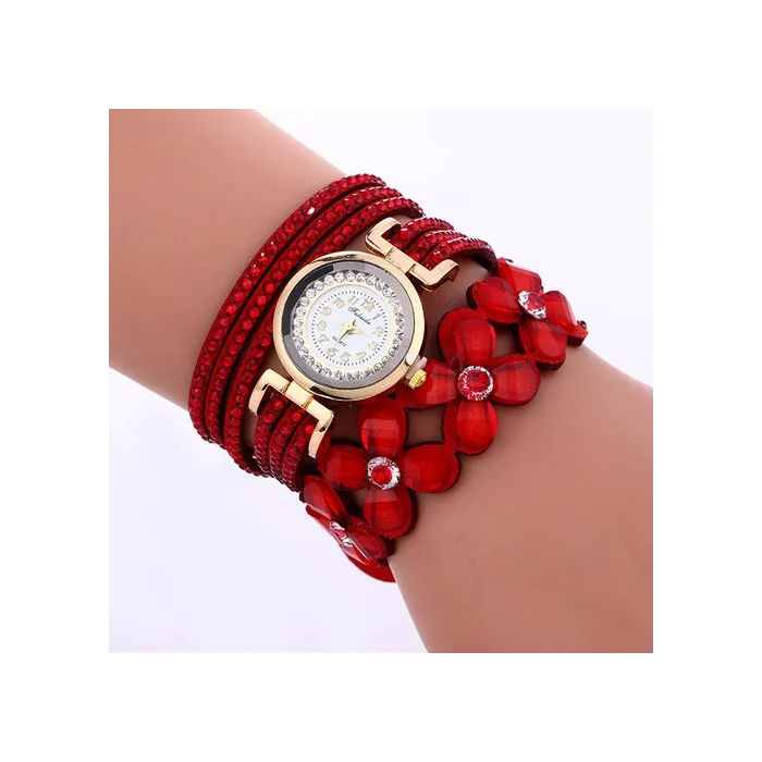 PulseraPulsera de cristal multicapa - con reloj