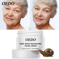 Crème visage à l'extrait d'escargot - collagène - acide hyaluronique - anti-rides / blanchissant / hydratant