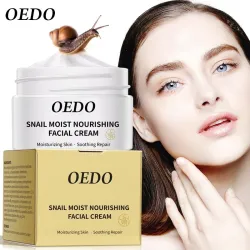 Snail extract face cream - collagen - hyaluronic acid - anti-wrinkle / whitening / moisturizingSkin