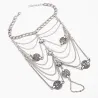 Multi layer anklet - metal coinsAnklets