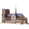 3D metallpuslespill - Notre Dame-katedralen - DIY-modell - byggesett
