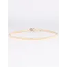 Elegant gull elastisk belte