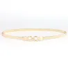 Elegante gouden elastische riemRiemen