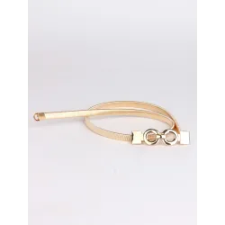 Elegant gull elastisk belte