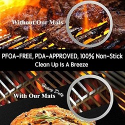 Non-stick BBQ grillmatta - värmebeständig - 40 * 33cm