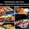 Non-stick BBQ grillmatte - varmebestandighet - 40 * 33cm