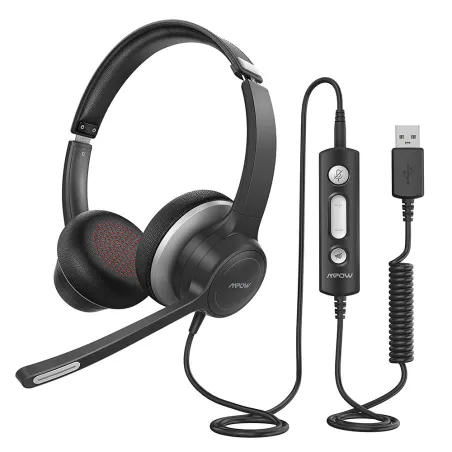 Mpow HC6 - Cuffie cablate USB - cuffie con microfono - 3,5 mm