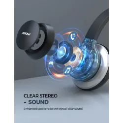Mpow HC6 - USB kablet headset - hovedtelefoner med mikrofon - 3,5 mm