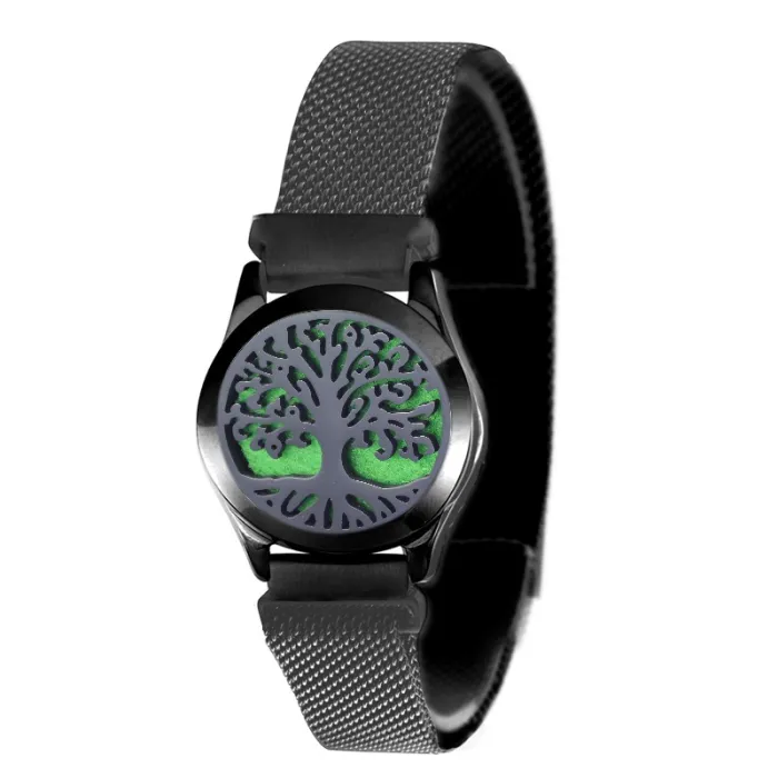 Aromaterapi diffuser armbånd - rustfrit stål mesh rem
