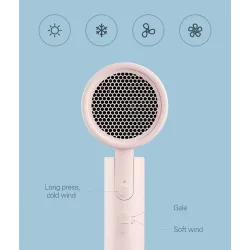 Xiaomi Mijia - ioninen hiustenkuivaaja - taitettava - 1600W