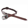 CinturonesCinturón de cuero estilo cowboy - con adornos de metal