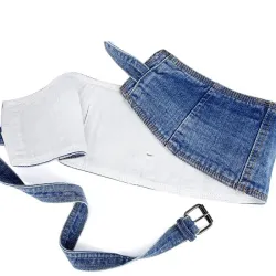 Mode bredt denimbælte