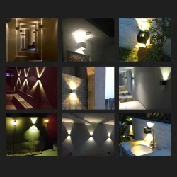 Applique LED carrée - orientable - étanche IP65 - AC85-265V - 6W