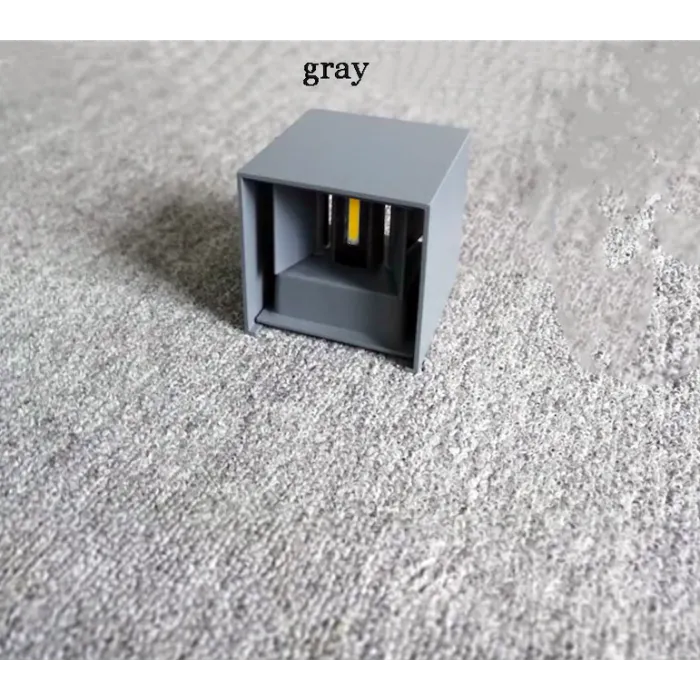 Square LED wall lamp - adjustable - IP65 waterproof - AC85-265V - 6WWall lights