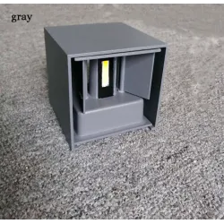 Square LED wall lamp - adjustable - IP65 waterproof - AC85-265V - 6WWall lights