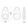 Mini smart GPS tracker - nøgle / børn / bagage tracker - Bluetooth