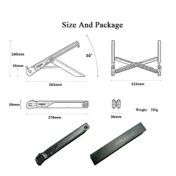 NEXSTAND K7 - support pour ordinateur portable / tablette - pliable - réglable