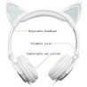 Casque enfant - LED - oreilles de chat lumineuses - jack 3,5 mm