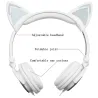 Kinderkoptelefoon - LED - oplichtende kattenoren - 3,5 mm jackOor- & hoofdtelefoons