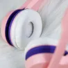 Casque oreilles de chat lumineux - casque filaire - avec microphone