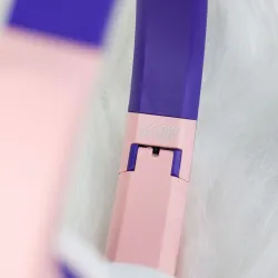 Casque oreilles de chat lumineux - casque filaire - avec microphone