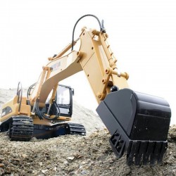 R/C grävmaskin - 15 kanaler - 2,4G - 1/14 - med batteri - RTR leksak