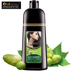 Hedelmäyrtti - musta shampoo - pysyvä harmaa hiusväri - 500ml - 2 kpl