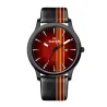 SWISH - Montre de sport à quartz - bracelet cuir - étanche