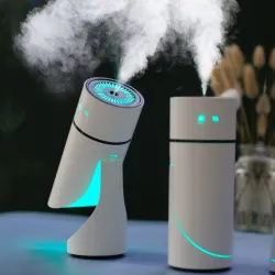 Ultraljudsluftfuktare - justerbar - USB - LED - 260ml