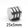 N35 - neodymmagnet - stærk skive - 25mm * 5mm