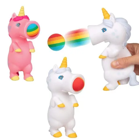 Unicorn formet boldskydespil - fidget legetøj - anti stress / autisme / angstlindring