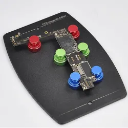 PCB-kortholderfeste - med 6 magnetiske pinner - kretskortholder - loddeplattform