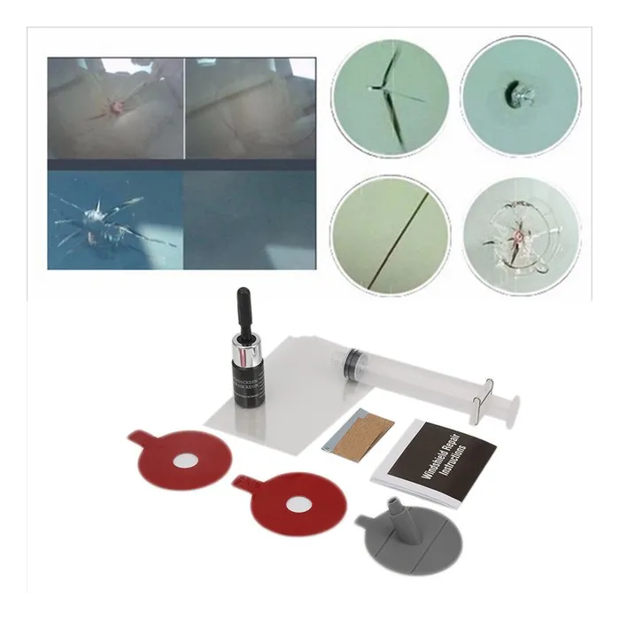 Glass riper / sprekker - bil frontrute reparasjonssett