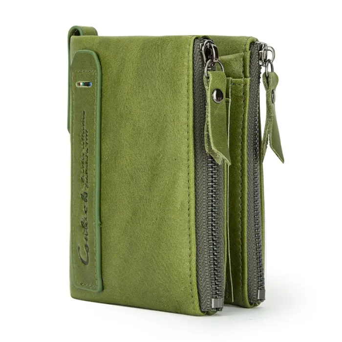Portefeuille homme en cuir de vachette véritable