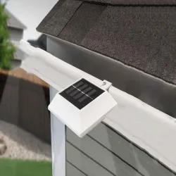 Solar utelampe - PIR bevegelsessensor - vanntett - 6 LED
