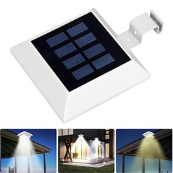 Lâmpada solar externa - sensor de movimento PIR - à prova d'água - 6 LED