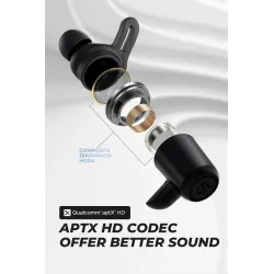 SounPEATS - Bluetooth 5.0 - écouteurs sans fil - étanches - avec chargement magnétique
