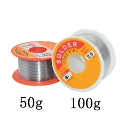 0,6/0,8/1/1,2 - 63/37 núcleo de resina - FLUX 2,0% - fio de estanho - fio de solda - 50g - 100g