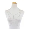 CollarCadena para el cuerpo con borlas / collar - con cristales