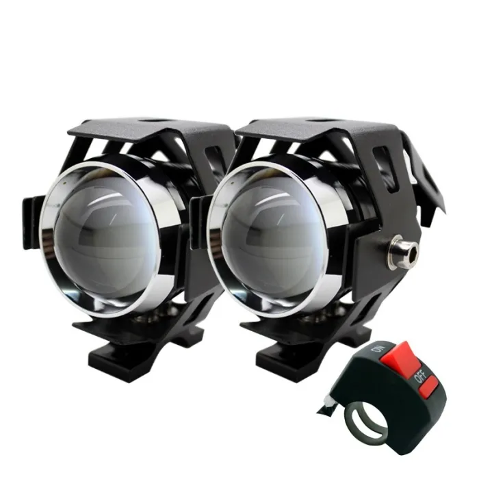 Faro LED moto - 3000lm - Chip CREE - impermeabile - 2 pezzi
