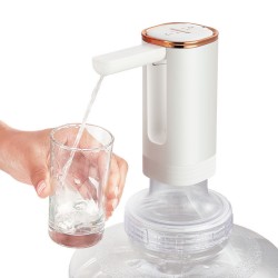 Dispensador de água elétrico - bomba de garrafa de água - USB - controle de botão - dobrável