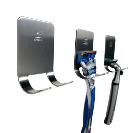 Baño & AseoSoporte para maquinilla de afeitar - gancho de pared de acero inoxidable
