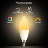 Lampadina LED - E12 - E14 - RGB - con telecomando - dimmerabile