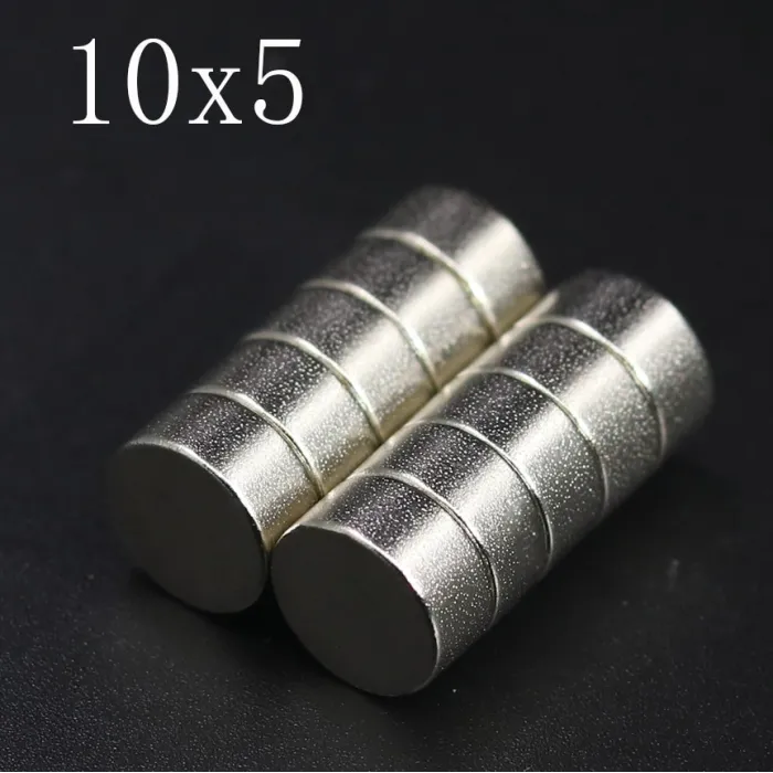 N35 - ímã de neodímio - disco redondo forte - 10mm * 5mm