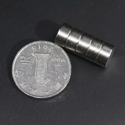 N35 - ímã de neodímio - disco redondo forte - 10mm * 5mm