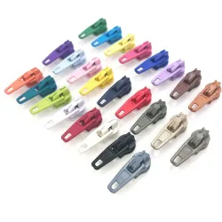 Cursori in metallo - per cerniera in nylon - 50 pezzi