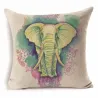 Fronha decorativa - elefantes - 45 * 45cm